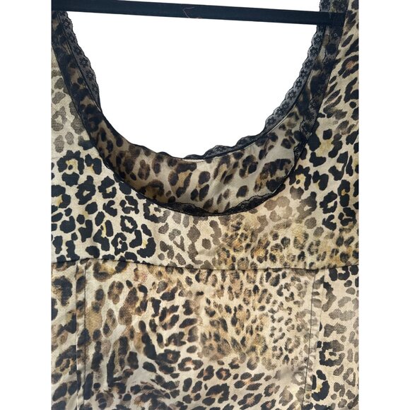 2/$30 ZARA Large Leopard Print Lace Trim Top - Picture 8 of 13